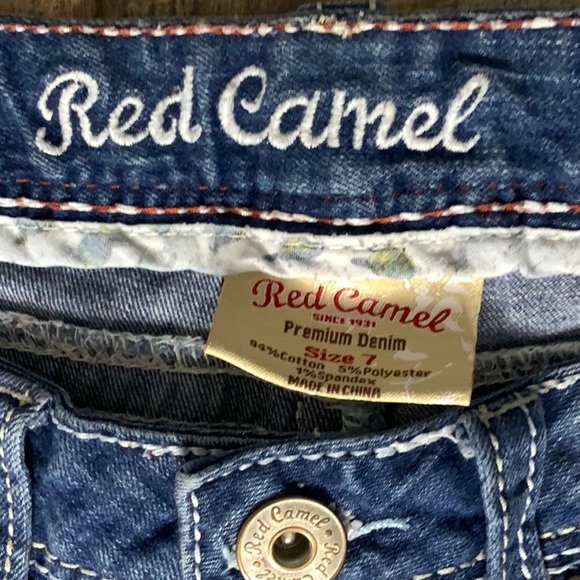 Red Camel distressed ripped jeans size 7 - Picture 5 of 6
